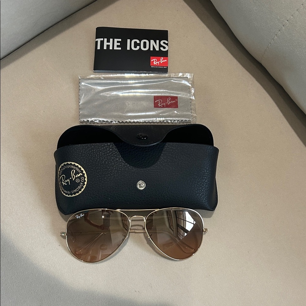 Ray-Ban  Sunglasses - Gold and Brown